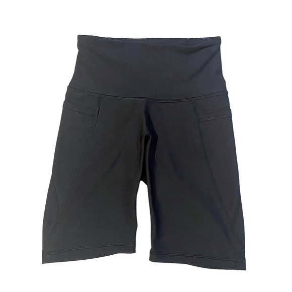 Old Navy Active Powersoft Black Shorts Pockets Womens Size XS - Picture 1 of 7